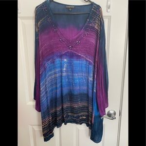 Greater good multicolored tunic